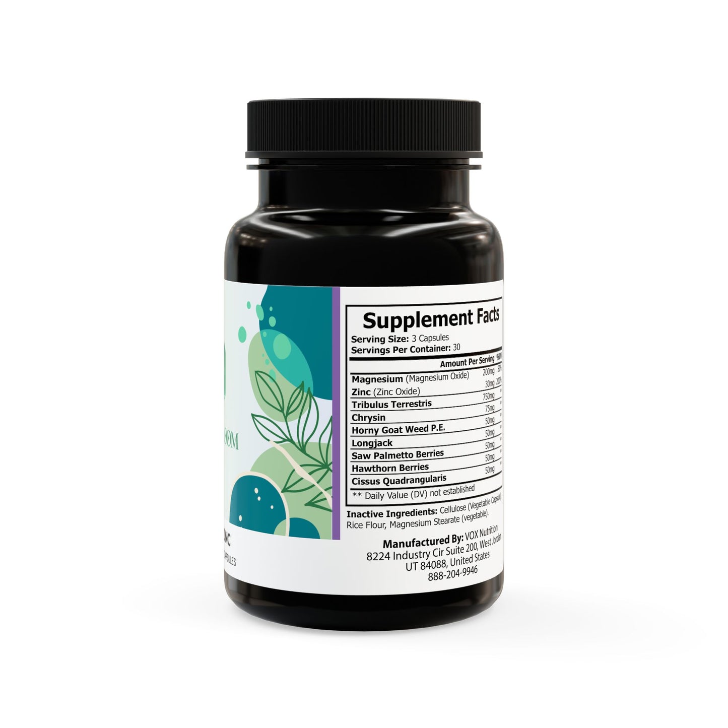 Magnesium Zinc Supplement (90 Capsules)