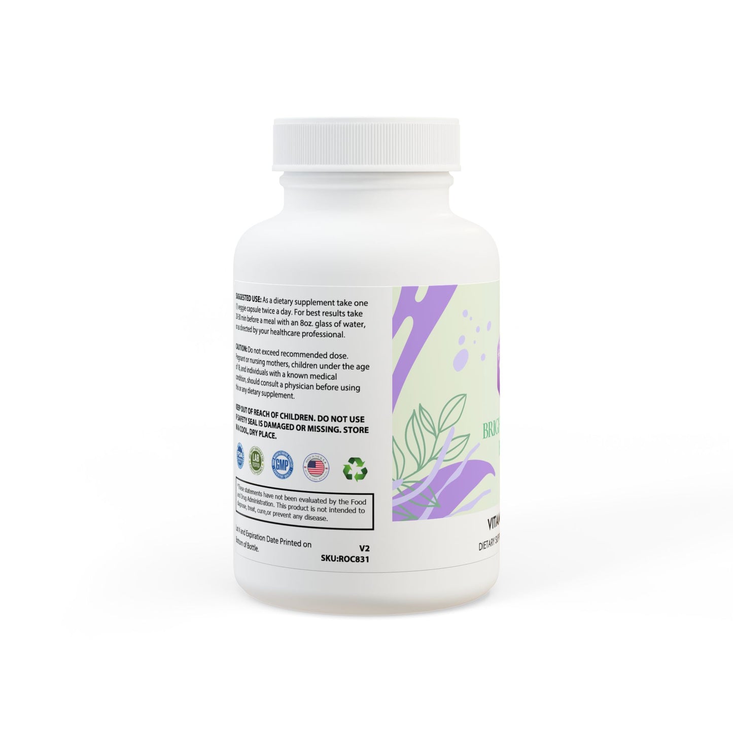 Vitamin K2 + D3 Supplement (60 Capsules)