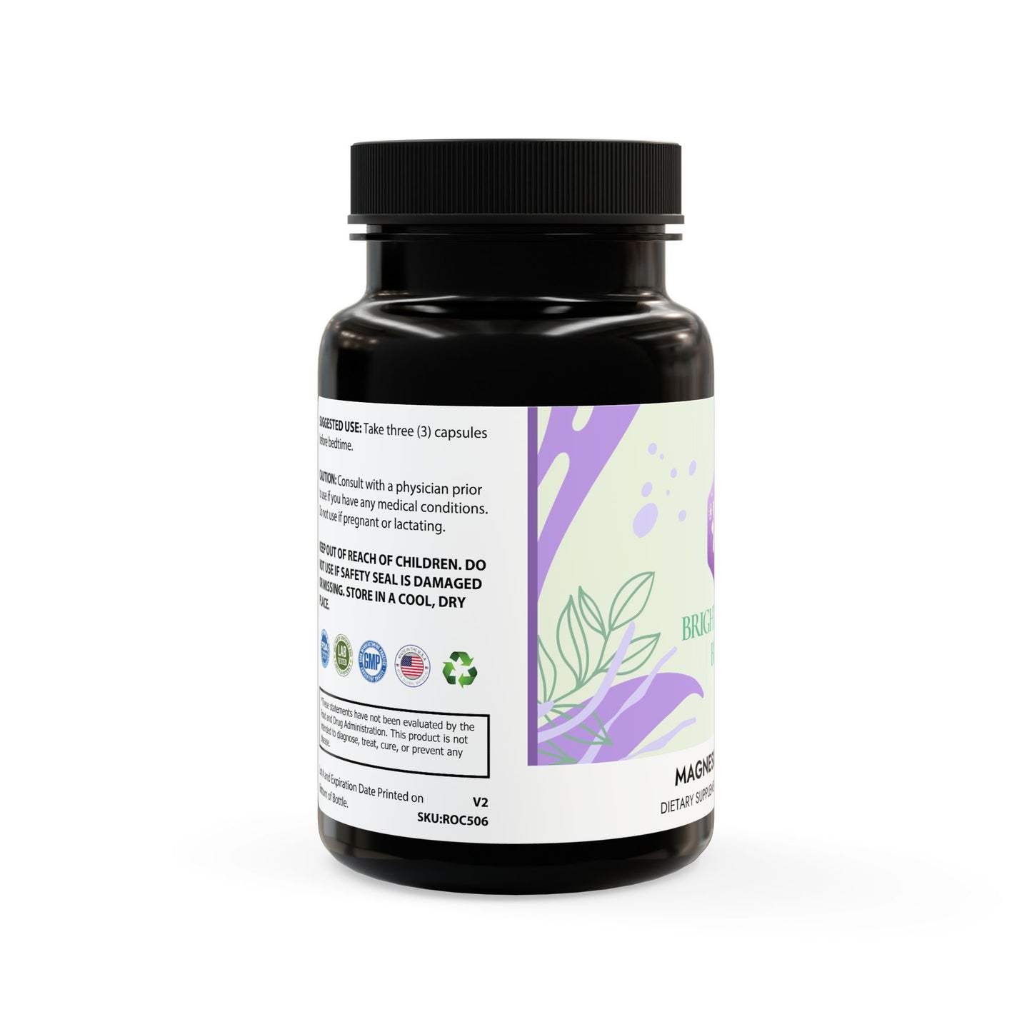 Magnesium Zinc Supplement (90 Capsules)