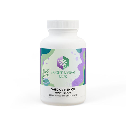 Omega 3 Fish Oil Supplement (60 Softgels)