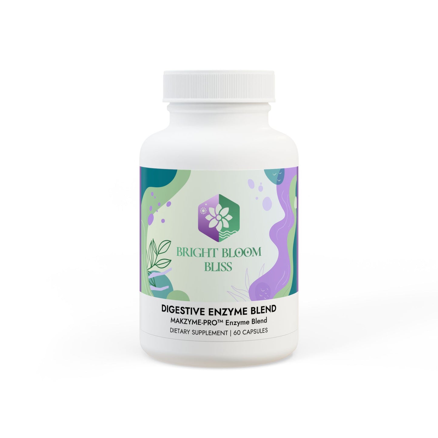 Digestive Enzyme Blend Supplement (60 Capsules)